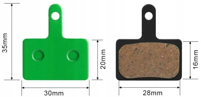 KLOCKI hamulcowe okładziny CERAMICZNE DEORE M515 M525 B01S TEKTRO MT200 B03