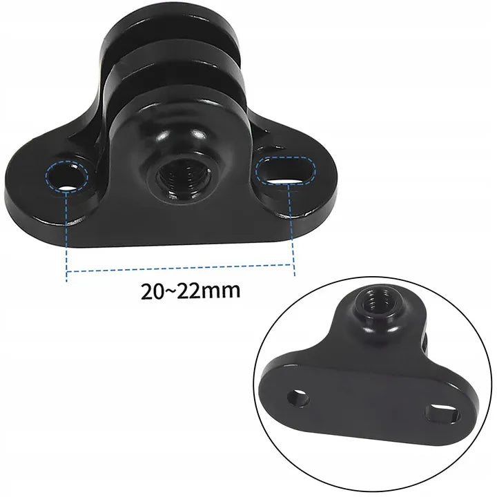 Aluminiowy adapter do uchwytu GARMIN EDGE uchwyt kamery GoPro SJCAM lampki