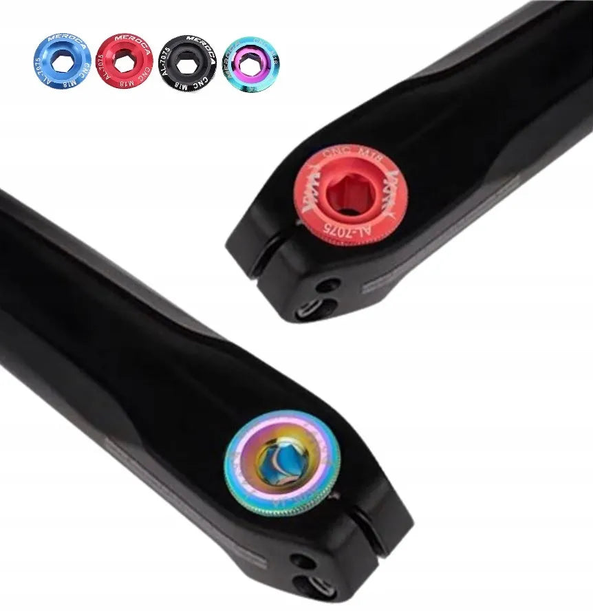 Śruba lewego ramienia korby Shimano Hollowtech Niebieska II M20 nowa śruba