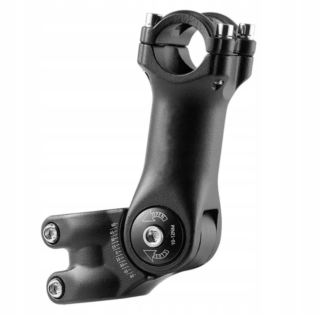 Mostek wspornik kierownicy rowerowy regulowany kąt 0-60° 31.8x100mm NOWY