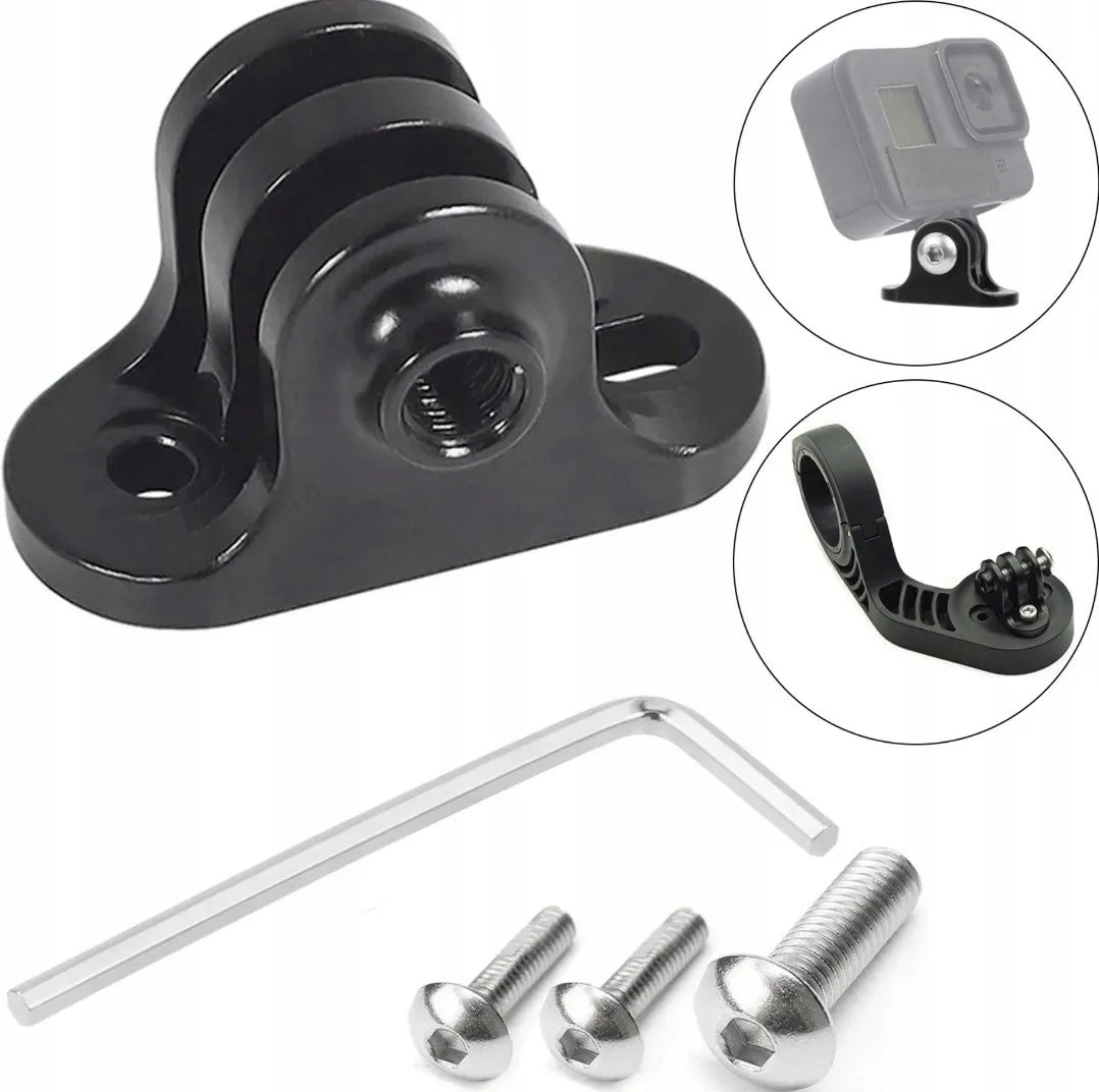 Aluminiowy adapter do uchwytu GARMIN EDGE uchwyt kamery GoPro SJCAM lampki
