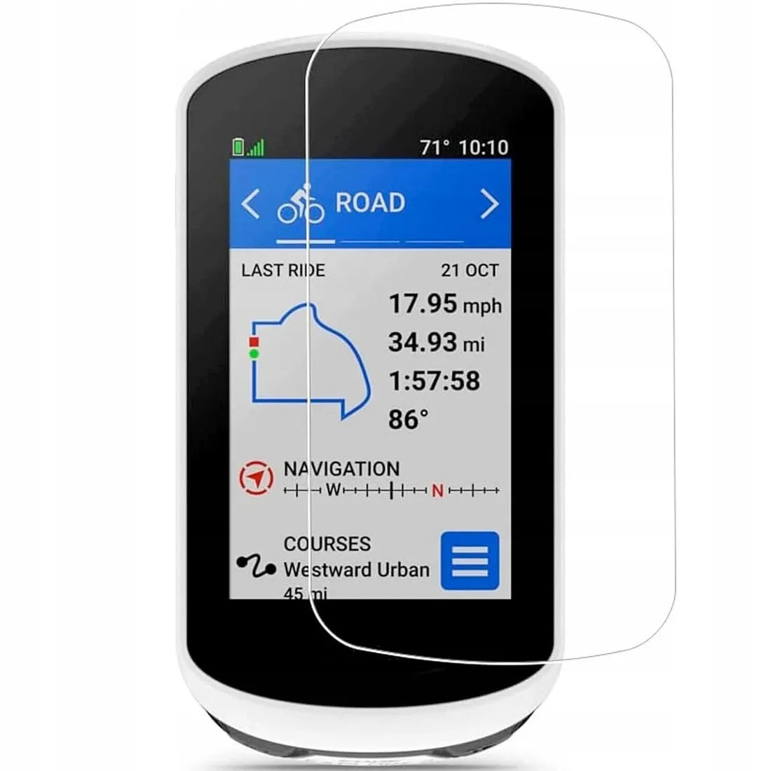 SZKŁO HARTOWANE OCHRONNE do licznika GPS GARMIN EDGE EXPLORE 2 bezbarwne